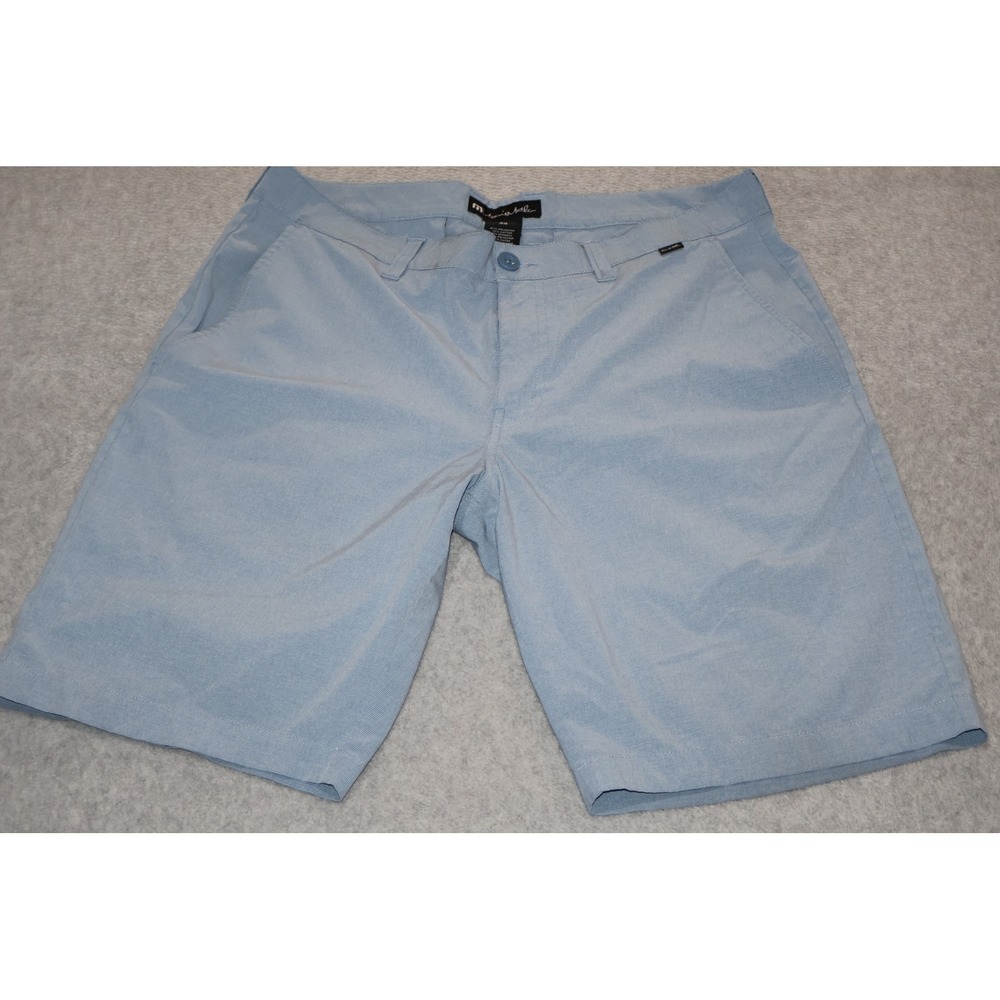Travis Mathew Shorts Mens 34 Blue Golf Performance Stretch Lightweight